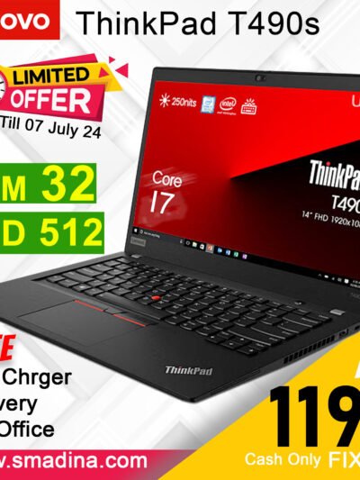 🚀 Limited Offer Alert! 🚀 🔥 Lenovo ThinkPad T490s 🔥 ✅ USED but in pristine condition! ✅ 32 GB RAM for lightning-fast multitasking. ✅ 512 GB SSD for rapid data access. ✅ 14" FHD Display for crystal-clear visuals. ✅ FREE Bag, Charger, Delivery, MS Office included! 💰 Price: AED 1199 (Cash Only FIXED) 📆 Offer valid until July 24th. Get yours now! 💻🔥 #Hashtags: #LenovoSale #ThinkPadDeal #TechSavvy #GadgetGoals #WorkFromAnywhere #HighPerformance Visit www.smadina.com for details. 🌐