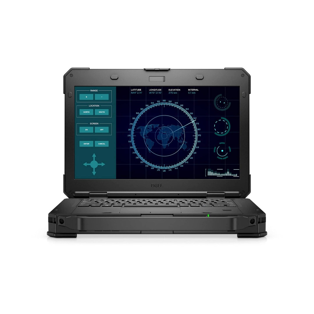 Dell Latitude 5424, Dell rugged laptop, rugged laptop for field work, Dell rugged notebook, used rugged laptop, Core i5 8th gen laptop, Dell Latitude rugged, military grade laptop, rugged laptop UAE, Dell business laptop, Dell laptop with SIM, rugged touchscreen laptop, used Dell laptop, heavy duty laptop